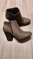 Graue Absatzschuhe Gr. 38 Bayern - Ebern Vorschau
