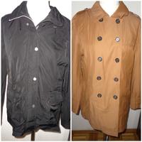 Fuchs Schmitt 44 braun kurzer Trenchcoat + Taifun schwarze Jacke Bayern - Mühlhausen i.d. Oberpfalz Vorschau