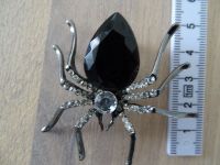 Brosche Spinne neu ungetragen Zirkonia  5 cm groß silber/schwarz Hessen - Büdingen Vorschau