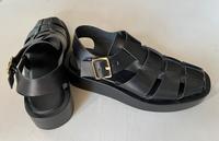 Sandalen Leder schwarz Größe 38 München - Schwabing-Freimann Vorschau