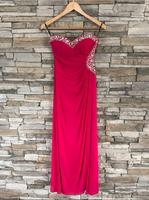 Lipsy langes Abendkleid mit Schlitz und Glitzersteinen pink Gr34 Hessen - Babenhausen Vorschau
