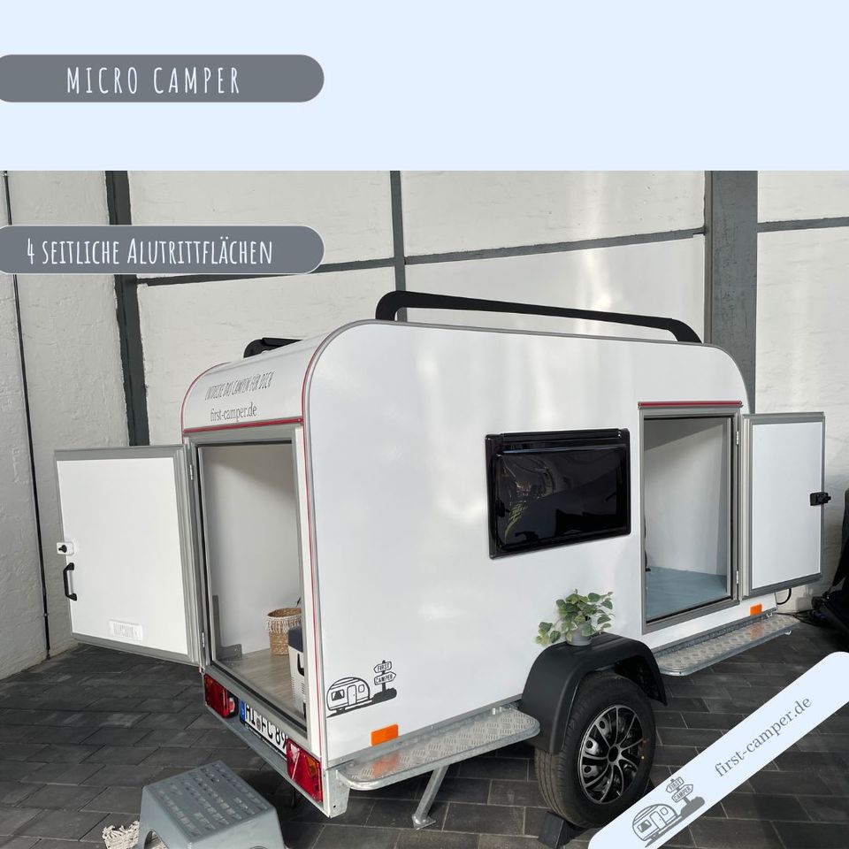 ✅ Micro Camper kleiner Wohnwagen 750 kg ideal für Elektroautos ✅ in Hildesheim