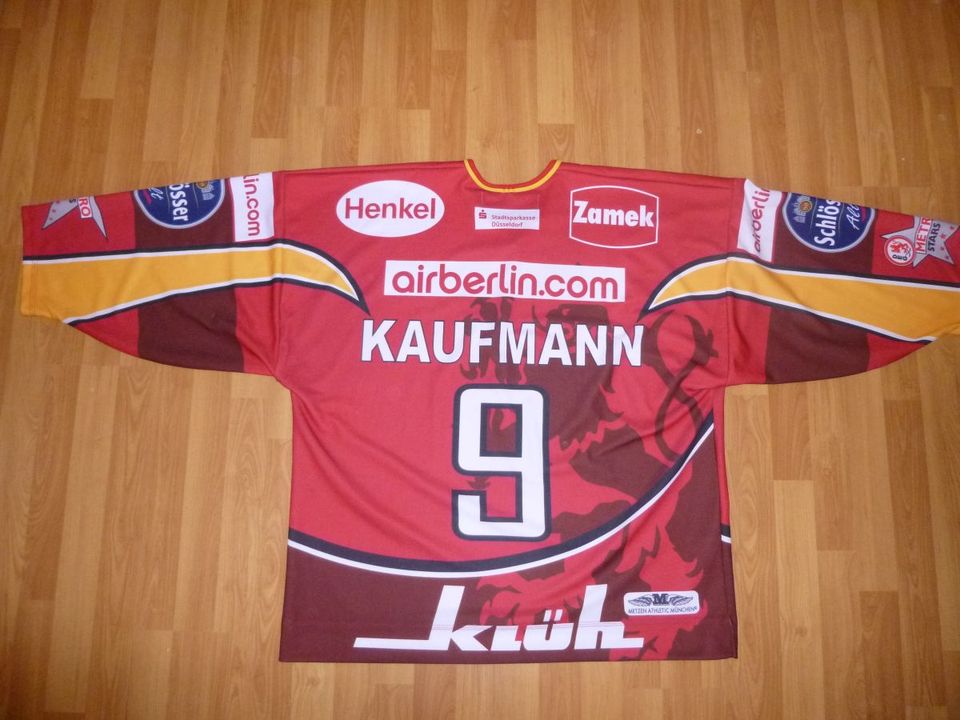 DEG Düsseldorfer EG Eishockey Trikot #9 Kaufmann Gr. 54 in Düsseldorf