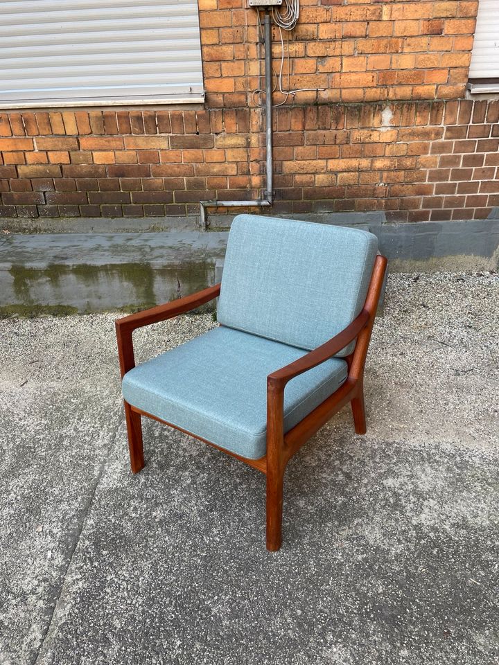 ◤ Ole Wanscher Sessel Stuhl Vintage Chair Dänisch Danish Design mid Century Senator cado france son Sofa daybed Couch rocking Chair 50er 60er 70er Teakholz Holz Teak massiv neu gepolstert in Berlin