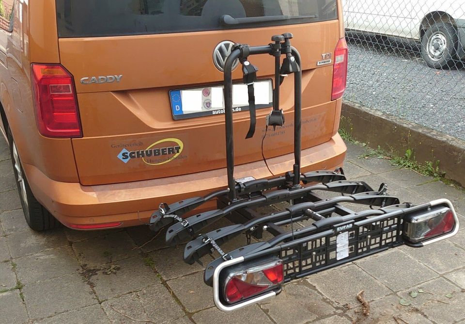 Vermietung Mieten Fahrradträger 3 +1 für Anhängerkupplung EUFAB in Hungen