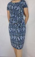 Kleid "S.Oliver" Paisley Muster blau Gr. 34/S figurbetonend Bayern - Hammelburg Vorschau