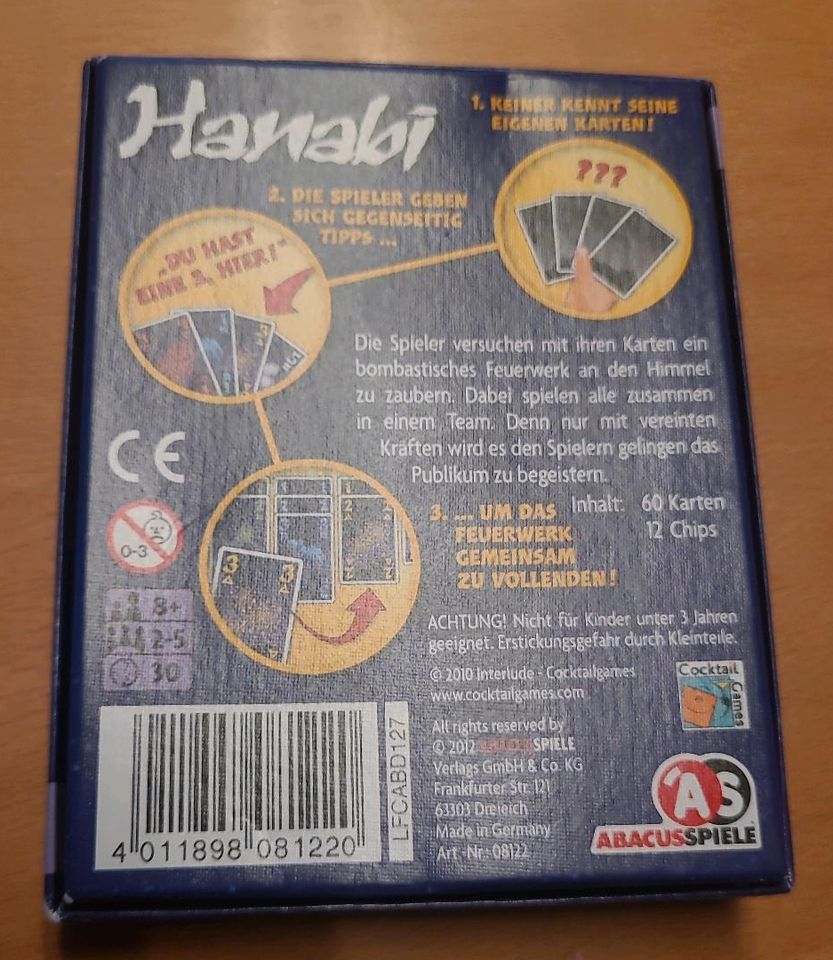 "Hanabi" Spiel von Abacusspiele in Langenpreising