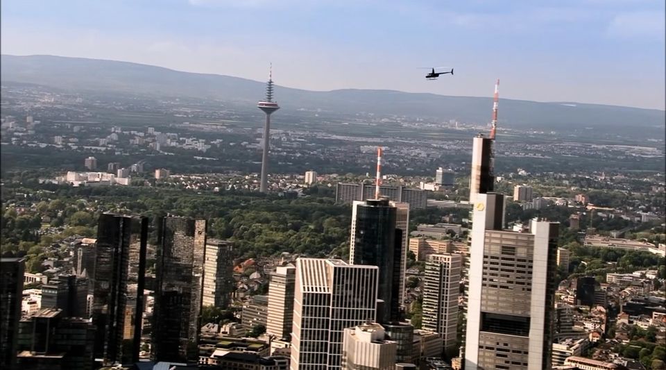 Hubschrauber Skyline Flug in Frankfurt am Main
