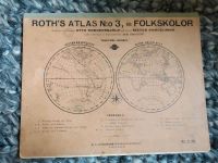 1909 Roth’s Atlas Nr 3 Schulatlas Schweden Karten Antik Leipzig - Altlindenau Vorschau