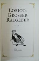 LORIOTS  GROSSER RATGEBER   (Gebundene Ausgabe 1968)  320 Seiten, München - Berg-am-Laim Vorschau