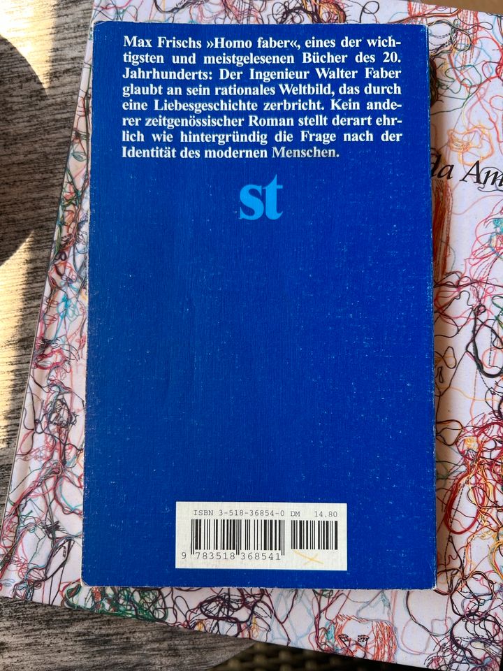 Max Frisch - Homo Faber Taschenbuch Suhrkamp Schule Lektüre in Aying