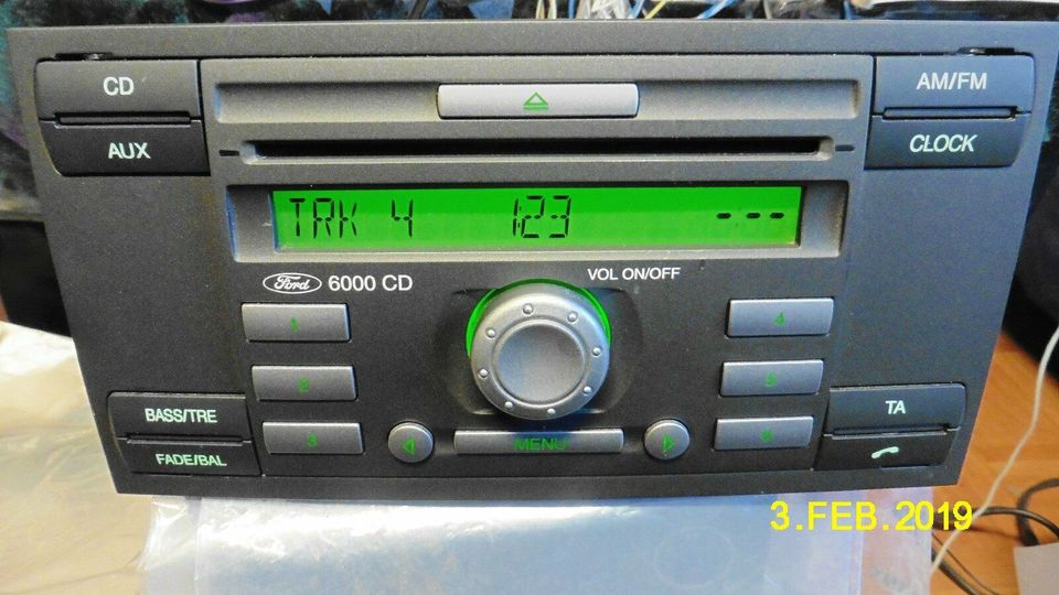 Radio Code für alle Ford Serial No: M  xxx xxx od. V xxx xxx in Talkau
