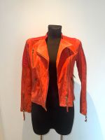 Mango Biker Lederjacke rot Gr. M Wildleder Leder Jacke Stuttgart - Untertürkheim Vorschau