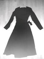 schwarzes Wickelkleid oder Mantel Gr 34/36 Bayern - Bichl Vorschau