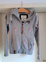 Naketano Jacke sweatjacke XS grau mit Blumen Baden-Württemberg - Bretzfeld Vorschau