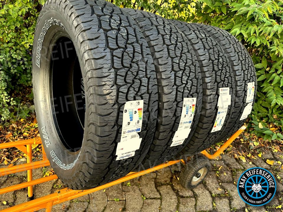 4x 265/75 R16 116T ➡️ BF GOODRICH TRAIL TERRAIN OFFROAD REIFEN ➡️ M+S GELÄNDE AT ALLWETTERREIFEN ALLWETTER GANZJAHRESREIFEN GANZJAHRES LAND ROVER CHEVROLET DODGE NISSAN FORD TOYOTA GMC MERCEDES G NEU in Melle