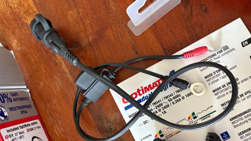 tecMATE Optimate 4 Ladegrät f. 12V Batterien, Motorrad, Quad usw. in Rohlstorf 