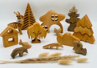 Holzfiguren Waldorf Montessori Holzspielzeug Tiere Holzpuzzle Nordrhein-Westfalen - Rösrath Vorschau