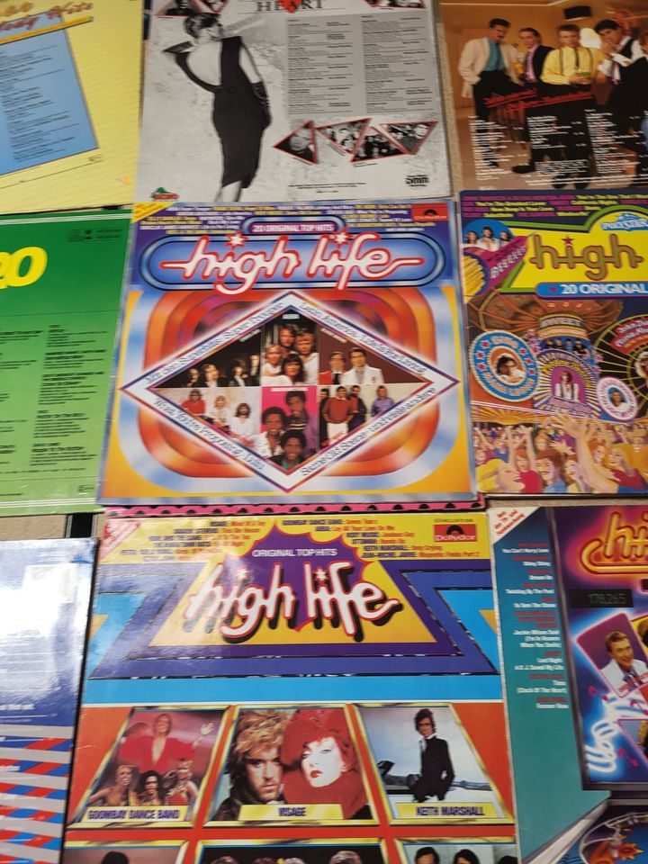 18 x LPs Rock und Pop -Serien, z.B. High Life, zusammen 20 Euro in Alzey