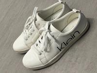 Calvin Klein Leder Sneaker weiß Größe 39 Hamburg - Harburg Vorschau