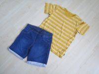 JAKO-O: Jeans-Shorts und gelbes T-Shirt in 140-146 Bayern - Kempten Vorschau