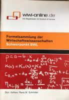 Formelsammlung der Wirtschaftswissenschaften Nordrhein-Westfalen - Krefeld Vorschau
