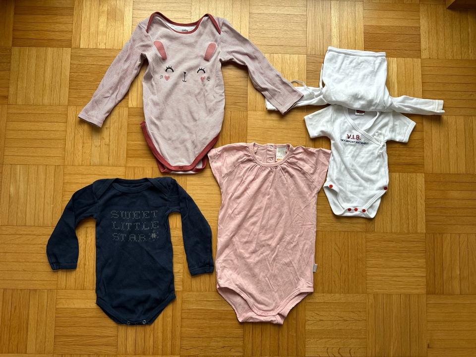 Body langarm kurzarm rosa blau Ostern Hase 50/56 74/80 98/104 in Bad Schussenried