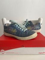 Superfit Schuhe Sneaker flach Wildleder blau Blumen Gr 31 in OVP Köln - Ehrenfeld Vorschau