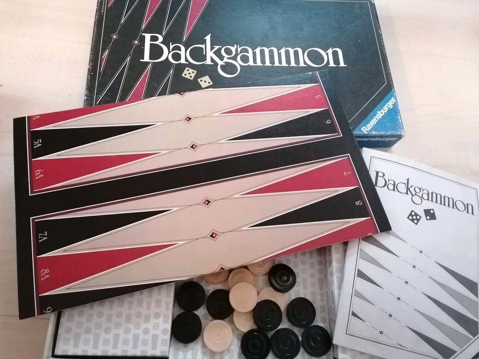 Siedler Kartenspiel, Backgammon Holz Spiel, Ravensburger, Genial in Bad Pyrmont