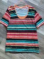 Long T-Shirt Sommer Gr. 48/50 bunt gestreift Bayern - Burgau Vorschau