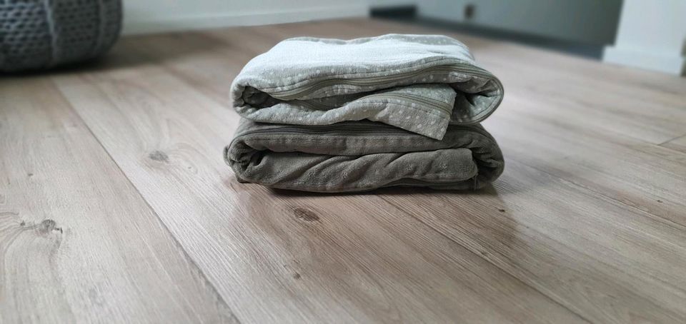 ⭐️ 2 x LITTLE Schlafsack Länge 100 cm Punkte Waldtiere ORGANIC ⭐️ in Porta Westfalica