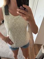 Street One Top Bluse weiß Spitze neongrün Gr. 40 NEU Baden-Württemberg - Sachsenheim Vorschau