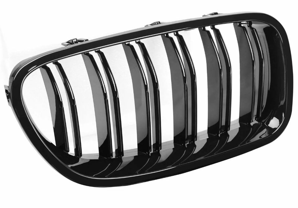 Grill Kühlergrill Nieren Glanz für BMW 5er F10 F11 09-17 Doppel in Bebra