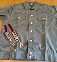 Feuerwehr Hemd Bluse mit Schulterstücken DDR - gebraucht Sachsen - Pöhl Vorschau