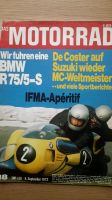 Zeitschrift Motorrad 18.72 BMW R75/5 S Test Niedersachsen - Harpstedt Vorschau