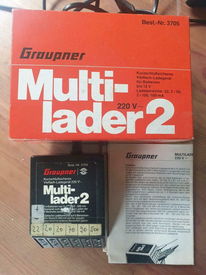 Graupner Multi-lader 2 in Kuchen