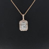 SALE! WERT 3420€ BRILLANT DIAMANT ANHÄNGER & KETTE 18K vxlt H1271 Essen - Altenessen Vorschau