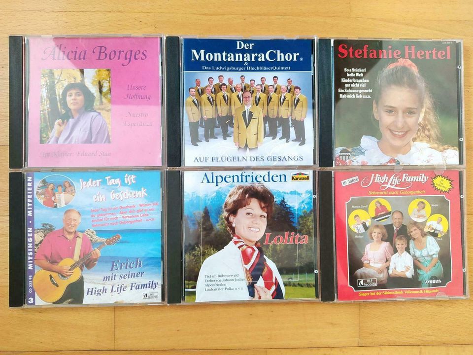 CDs Stefanie Hertel Montana Chor Lolita usw. in Kappel-Grafenhausen