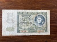 Alte 5 Zloty Zlotych (1941) Banknote Geldschein aus Polen Brandenburg - Zossen-Dabendorf Vorschau