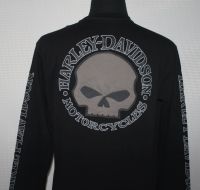 Harley Davidson Skull Long Sleeve T-Shirt schwarz für HD Biker Mecklenburg-Vorpommern - Penkun Vorschau