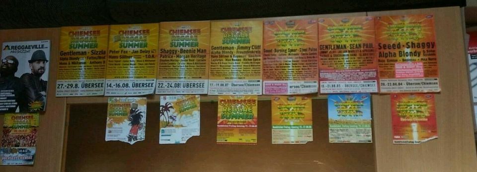 Chiemsee Reggae Summer Festival-/Programmhefte & Eintrittskarten in Rohrdorf