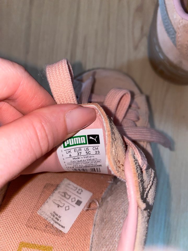 Sneaker Puma Suede rosa Schuhe Damen Freizeitschuhe in Bayern