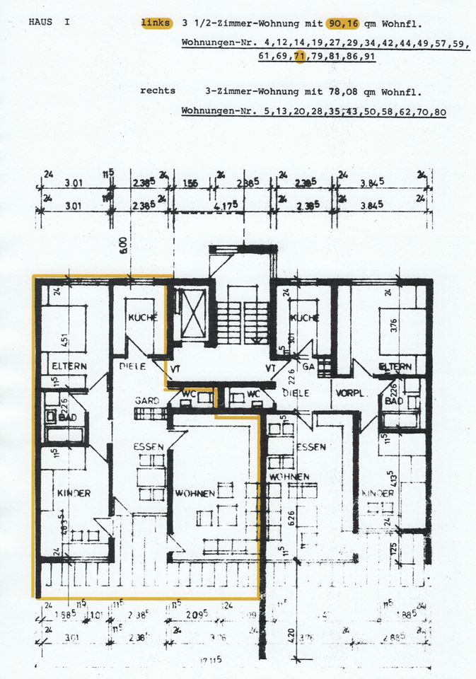 3 1/2 Zimmerwohnung in schöner Wohnanlage in Winterbach in Winterbach