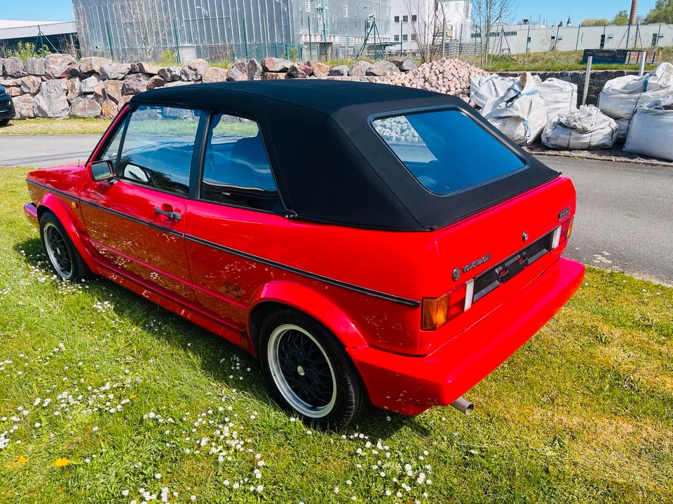 Golf 1 Cabrio Sportsline H Zulassung Scheckheft in Frankenberg (Sa.)