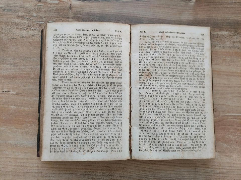 Johann Arnd´s Sechs Bücher vom wahren Christenthum 1860 ? Antik in Gärtringen