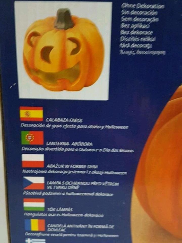 Kürbis Windlicht, Herbst- und Halloween- Deko. in Kassel