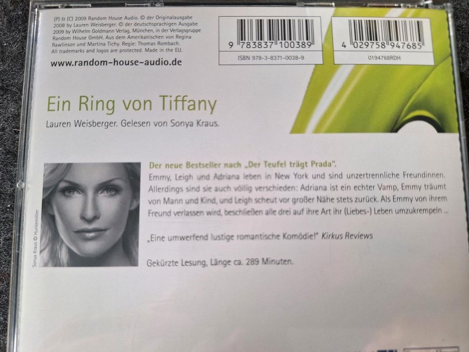 Der Ring von Tiffani/ Hörbuch/ Lauren Weisberger in Berlin