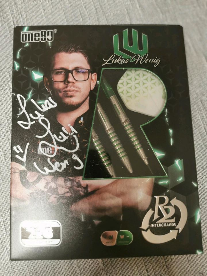 NUR HEUTE One80 Darts Lukas Wenig 22 gramm V2 R2  Darts in Waldfischbach-Burgalben