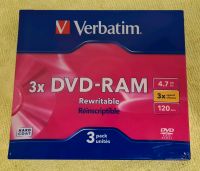 3x Verbatim DVD+R  Rohlinge, 4,7GB,  120min Berlin - Köpenick Vorschau