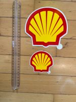 Shell Aufkleber Sticker rot gelb klein Mittel Muschel Logo Niedersachsen - Uelzen Vorschau